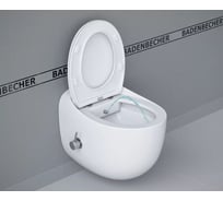 Подвесной безободковый унитаз с функцией биде BADENBECHER 01ABRLW