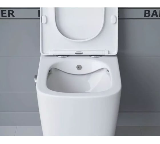 Подвесной безободковый унитаз с функцией биде BADENBECHER 02ABRLW