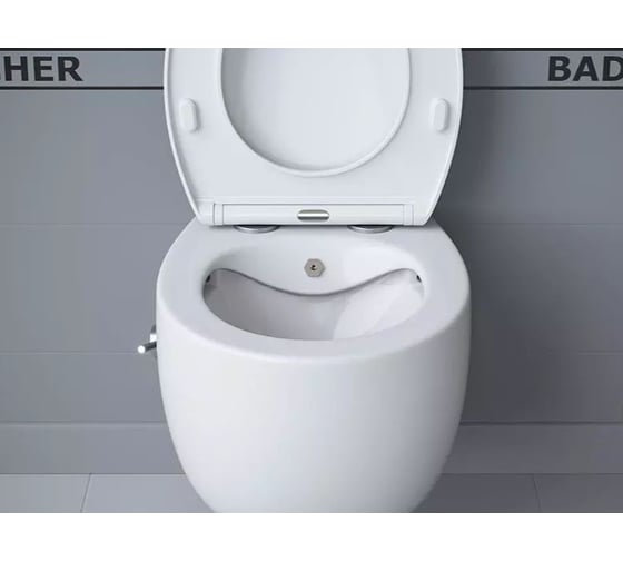 Подвесной безободковый унитаз с функцией биде BADENBECHER 07ABRLW