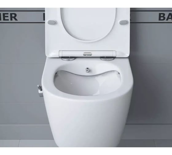 Подвесной безободковый унитаз с функцией биде BADENBECHER 09ABRLW