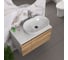 Комплект для ванной Bauedge 4 предмета (Тумба подвесная Bau Blackwood 80 + Раковина BAU 59x40 + Смеситель высокий Hotel Still, нерж. сталь, выпуск черный) BD2570 8