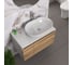 Комплект для ванной Bauedge 4 предмета (Тумба подвесная Bau Blackwood 80 + Раковина BAU 59x40, Смеситель высокий Hotel Still, нерж. сталь, выпуск) BD2571 8