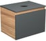 Комплект для ванной Bauedge 4 предмета (Тумба подвесная Blackwood 60 графит + Раковина BAU 60x42, с отв. под см-ль + Смеситель Dream Black, выпуск черный) BD2705 11