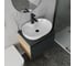 Комплект для ванной Bauedge 4 предмета (Тумба подвесная Blackwood 60 графит + Раковина BAU 60x42, с отв. под см-ль + Смеситель Hotel Black, выпуск черный) BD2702 8