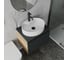 Комплект для ванной Bauedge 4 предмета (Тумба подвесная Blackwood 60 графит + Раковина BAU 51x41, с отв. под см-ль + Смеситель Dream Black, выпуск черный) BD2689 8