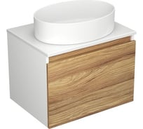 Тумба с раковиной Bauedge (тумба Bau Dream Blackwood 60, умывальник BAU Nimb 50x36) BD1379