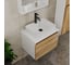 Комплект для ванной Bauedge 4 предмета (тумба Bau Dream 60 + раковина BAU 48x37, с отв. под смеситель + смеситель Dream Black, выпуск клик-клак, черный) BD1876 2