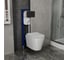 Комплект Bauedge BAU 6 в 1: инсталляция BAU Aquanika, унитаз подвесной безободковый Bau Nimb 49x36, сиденье дюропласт микролифт, клавиша BAU Soul, черная матовая 10.702.450.00.00-BK0001-Q00015 2