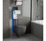 Комплект Bauedge BAU 6 в 1: инсталляция BAU Aquanika, унитаз подвесной безободковый Bau Dream 49,5x36, сиденье дюропласт микролифт, темно-серый матовый, клавиша из стекла BAU Dream, белая 10.702.450.00.00-BL0001-DG-Q00010 2