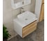 Комплект для ванной Bauedge 4 предмета (тумба Bau Dream 60 + раковина BAU Stil Pro Pro 50x40, белая + смеситель Hotel Still, выпуск клик-клак, хром) BD2438 2