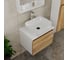 Комплект для ванной Bauedge 4 предмета (тумба Bau Dream 60 + раковина BAU Stil Pro Pro 50x40, белая + смеситель Hotel Still, выпуск клик-клак, черный) BD2465 2