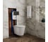 Комплект Bauedge BAU 6 в 1: инсталляция BAU Aquanika, унитаз безободковый торнадо обратного потока Bau Nimb Hurricane-2, сиденье дюропласт микролифт, кнопка смыва BAU Soul, черная матовая 10.702.450.00.00-Q00015-BK0001-HQ2 2