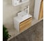 Комплект для ванной Bauedge 3 предмета (тумба Bau Dream Blackwood 50, раковина BAU Mini 24x24, смеситель для раковины высокий Hotel Still, нержавеющая сталь) BD1531 2