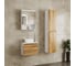 Комплект для ванной Bauedge 3 предмета (тумба Bau Dream Blackwood 50, раковина BAU Mini 24x24, смеситель для раковины высокий Hotel Still, нержавеющая сталь) BD1531 3