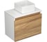 Комплект для ванной Bauedge 3 предмета (тумба Bau Dream Blackwood 50, раковина BAU Mini 24x24, смеситель для раковины высокий Hotel Still, нержавеющая сталь) BD1531 4