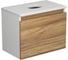 Комплект для ванной Bauedge 3 предмета (тумба Bau Dream Blackwood 50, раковина BAU Mini 24x24, смеситель для раковины высокий Hotel Still, нержавеющая сталь) BD1531 5
