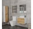 Комплект для ванной Bauedge 3 предмета (тумба Bau Dream Blackwood 60, раковина BAU Dream круглая D41, смеситель для раковины Potato Hotel, хром) BD1391 2