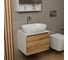Комплект для ванной Bauedge 3 предмета (тумба подвесная Bau Blackwood 60 + раковина BAU 59x40, смеситель высокий Hotel Still, нерж. сталь) BD2488 7
