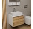 Комплект для ванной Bauedge 3 предмета (тумба подвесная Bau Blackwood 60 + раковина BAU Hotel 51x37, смеситель высокий Hotel Still, нерж. сталь) BD2478 7