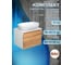 Комплект для ванной Bauedge 3 предмета (тумба подвесная Bau Blackwood 60 + раковина BAU 59x40, смеситель высокий Hotel Black, черный) BD2489 2