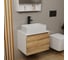 Комплект для ванной Bauedge 3 предмета (тумба подвесная Bau Blackwood 60 + раковина BAU Hotel 51x37, смеситель высокий Hotel Black, черный) BD2479 7