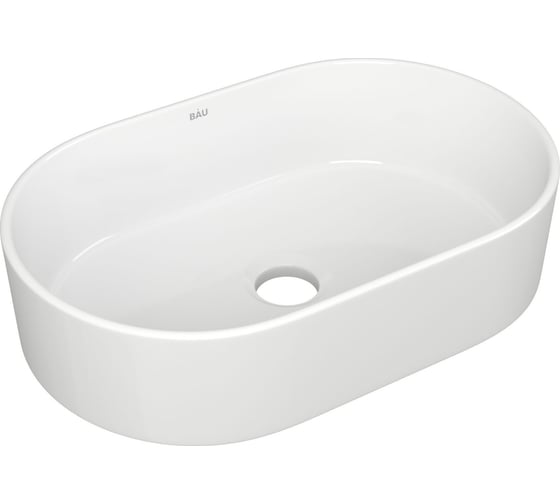 Тумба с раковиной и выпуском Bauedge (тумба подвесная Bau Dream 80 + раковина овальная BAU Nimb 56x36, белая, выпуск клик-клак, черный) BD1793