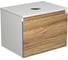 Комплект для ванной Bauedge 4 предмета (тумба Bau Dream Blackwood 60, раковина BAU Triangle 59x39, смеситель для раковины высокий Hotel Black, черный, выпуск клик клак, черный) BD1552 3