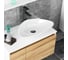 Комплект для ванной Bauedge 4 предмета (тумба Bau Dream Blackwood 60, раковина BAU Triangle 59x39, смеситель для раковины высокий Hotel Black, черный, выпуск клик клак, черный) BD1552 6