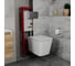 Комплект Bauedge BAU 6 в 1: инсталляция BAU PRO, унитаз подвесной безободковый Bau Stil Hurricane3, сиденье дюропласт микролифт, клавиша BAU Stil антивандальная, нержавеющая сталь Q111300-BS0001-HQ3-Q00009 2