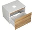 Комплект для ванной Bauedge 4 предмета (тумба подвесная Bau Blackwood 60 + раковина BAU 51x41, с отв. под см-ль, смеситель Dream, нерж. сталь, выпуск) BD2523 2