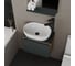 Комплект для ванной Bauedge 4 предмета (тумба подвесная Bau Blackwood 50 графит + раковина BAU 48x34 + смеситель высокий Hotel Black, черный, выпуск черный) BD2640 11