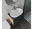 Комплект для ванной Bauedge 4 предмета (тумба подвесная Bau Blackwood 60 графит + раковина BAU 60x42, с отв. под см-ль + смеситель Hotel Still, выпуск белый) BD2701 10