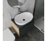 Комплект для ванной Bauedge 4 предмета (тумба подвесная Bau Blackwood 60 графит + раковина BAU 59x40 + смеситель Hotel Still, нерж. сталь, выпуск черный) BD2657 9