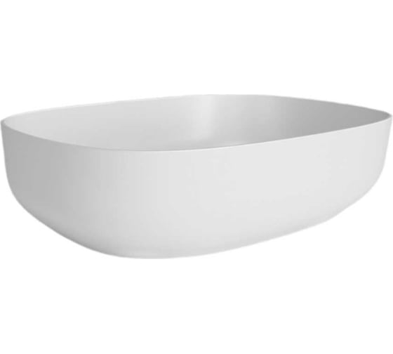 Раковина на столешницу PLUMBERIA SELECTION VELOMA OVAL белый матовый VELOMA OVAL BO