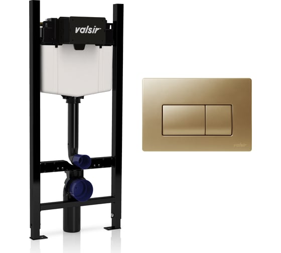 Комплект инсталляции для унитазов Valsir WINNER S BLOCK с клавишей, KIT P1 MG VS0853202
