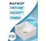 Раковина накладная на столешницу Bauedge BAU Mini квадратная 24x24 белая, выпуск клик клак, золото BH1077 3
