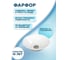 Раковина чаша накладная круглая Bauedge BAU Dream D43, белая + выпуск клик-клак, хром BH1153 3