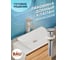 Раковина чаша накладная прямоугольная Bauedge BAU Spectrum mini 47x24, белая + выпуск клик-клак, хром BH1093 2