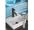 Раковина прямоугольная Bauedge BAU Cerama Mini 33x28, с отверстием под смеситель, белая + выпуск BH1258 2
