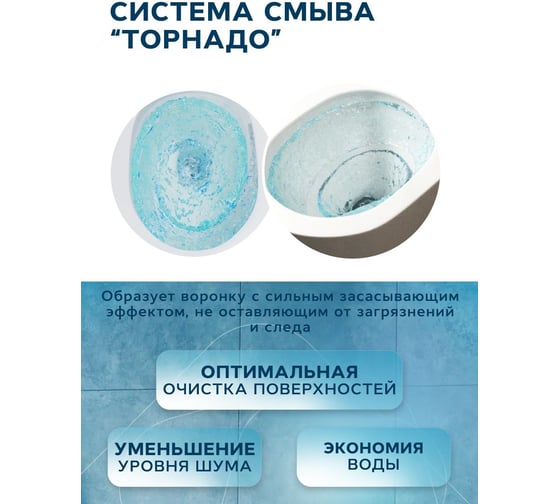 Унитаз напольный безободковый Bauedge Bau Stil, усиленное быстросъемное сиденье дюропласт микролифт BS0005