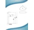 Раковина накладная со смесителем Bauedge BAU Triangle (59x39, белая + смеситель для раковины высокий Hotel Black, черный) BH1045 5