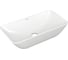 Раковина накладная со смесителем Bauedge BAU Spectrum mini (47x24, белая + смеситель высокий Hotel Black, черный) BH1090 7
