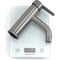 Раковина накладная прямоугольная со смесителем Bauedge BAU Cerama Mini (33x28, с отверстием, белая + смеситель Dream, нержавеющая сталь) BH1253 9