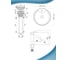 Раковина накладная со смесителем и выпуском Bauedge BAU Element Cristal (D40, с отверстием, белая + смеситель Dream, нерж. сталь, выпуск клик-клак) YBD2471 6