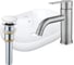 Раковина накладная со смесителем и выпуском Bauedge BAU Nimb (60x42, с отверстием, белая + смеситель Dream, выпуск клик-клак белый) YBD2502 1