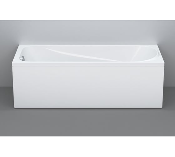 Акриловая ванна AM.PM Sense 150х70 см, с каркасом, со сливом-переливом W75A-150-070W-KL
