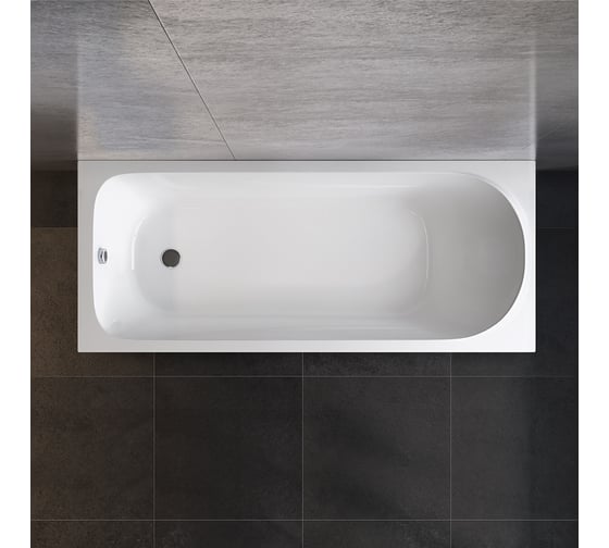 Акриловая ванна AM.PM Sense 170х70 см, с каркасом, со сливом-переливом W75A-170-070W-KL