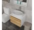 Комплект для ванной, 4 предмета Bauedge (Тумба Bau Dream Blackwood 60, раковина BAU Nimb 50x36, смеситель для раковины Potato Hotel, выпуск клик клак, белый) BD1386 5