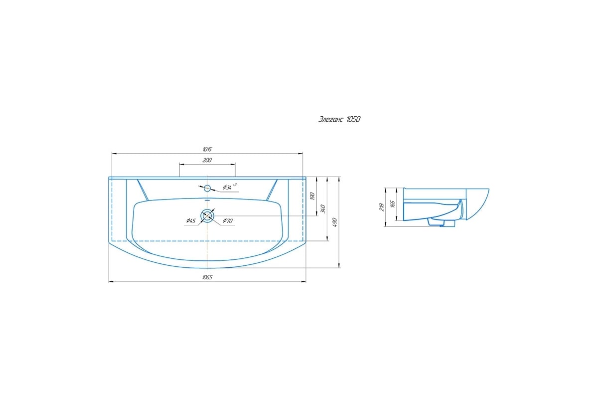 Мебельный умывальник Kirovit \"Элеганс\"-1050 Киров 4620008197388 ...