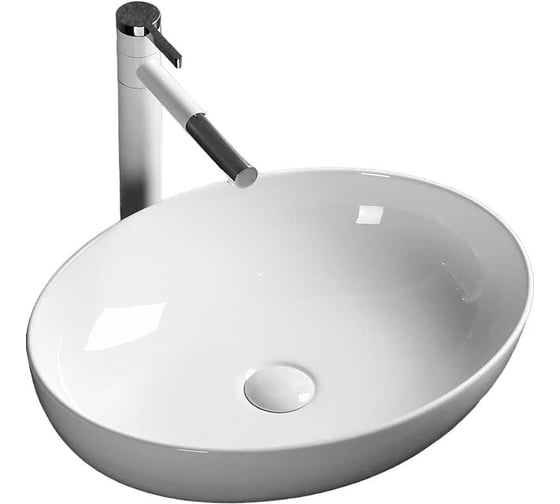 Раковина накладная Cerutti SPA 51 см, белая 9596